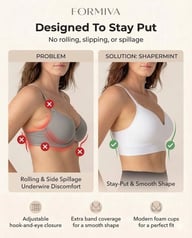 Supportive Comfort Wireless Shaping Bra — view 6