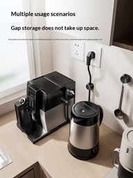 Cable Organizer Desktop Data Cable Holder | 360° Rotating | 6-Pack — view 5