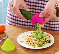 2Pcs Handheld Spiralizer Grater Shredder | Vegetable Noodle Maker — view 7