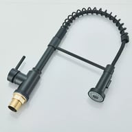 360 Pull-Out Kitchen Faucet with Spray Head | Modern Sink Tap — view 4
