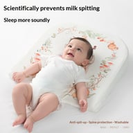 Newborn Anti-reflux Inclined Feeding Pillow | Washable Baby Wedge Pad — view 5