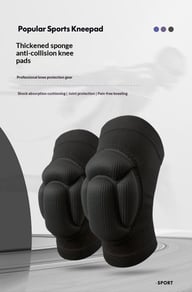 Volleyball Roller Skating Knee Pads | Thickened Sponge Protection — view 13