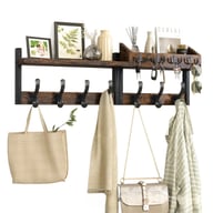 Wooden Wall-Mounted Rack for Entryway Door | Home & Kitchen Storage — view 5