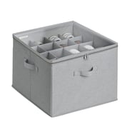 Foldable Fabric Shoe Storage Box with Dividers | Organize & Protect — view 7