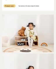 Children's Shoe-Changing Stool with Integrated Entryway Seating and Storage — view 10