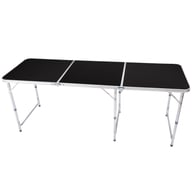 6ft Aluminum Folding Table | Adjustable Height Portable Camping Picnic Desk — view 7