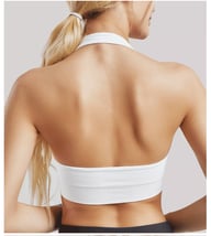 European And American Yoga Fitness Backless Sports Bra With Neck Strap And Backless Design Amazon S Quick Drying Tight Fitting Running Underwear For Women — view 4