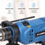 G LAXIA 550W Hammer Drill | 2-in-1 Electric Drill with 105 Accessories — view 16