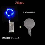 Floating LED Balloon Decorations | 20-inch Glowing Party Lights — view 9