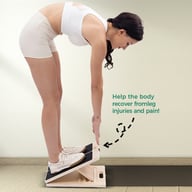 Wooden Slant Board Calf Stretcher | Foldable Incline Board for Yoga — view 17