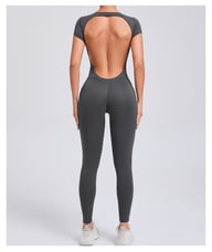 Women's Fashion Solid Color Quick-drying Yoga Bodysuit — view 16