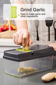 15-In-1 Vegetable Fruit Chopper Cutter for Home & Kitchen | Food Dicer Slicer — view 3