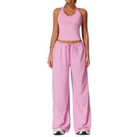 Brushed Yoga Set Quick-Drying Workout Outfit | Home & Kitchen — view 7