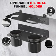 Wall-Mounted Funnel Paint Bottle Storage Rack | Home & Kitchen Organization — view 7