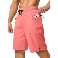 Men's Quick Dry Beach Shorts with Pockets | Drawstring Swim Trunks — view 3