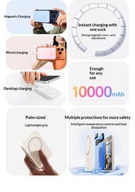 Magnetic Wireless Power Bank 20W | 10000mAh Fast Charging — view 13