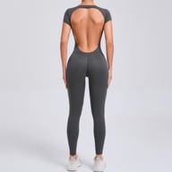 Women's Fashion Solid Color Quick-drying Yoga Bodysuit — view 2