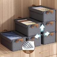 Fabric Clothing Storage Box Organizer | Household Container CA$59.99 — view 6