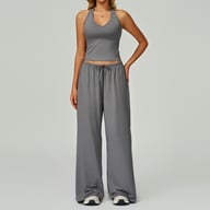Brushed Yoga Set Quick-Drying Workout Outfit | Home & Kitchen — view 6