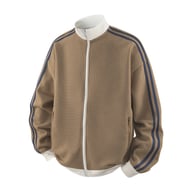 Striped Stand-Neck Preppy Retro Casual Sports Jacket | CA$79.99 — view 7
