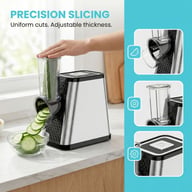Electric Vegetable Slicer & Flour Mill | Multi-Hole Food Processor — view 9