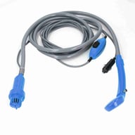Car Plug Shower Kit 36W Portable Electric Vehicle Mounted Shower Kit For Outdoor Camping Car Washing Irrigation Blue — view 4