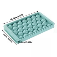 Ice Cube Tray With Lid | 33 Grids Ice Ball Maker Mould Round Easy Release — view 1