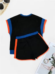 Loose-Fitting Two-Piece Set with Short Sleeves | Vibrant Casual Outfit — view 20