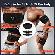 Portable EMS Massage Waist Belt Three-Piece Set | Muscle Toning — view 5