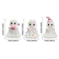 Cute Halloween Ghost Pumpkin Resin Desk Organizer Set | Captain Fam — view 10
