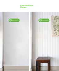 Self-Adhesive EVA Grille Strips | Nail-Free Wood Backdrop Wall Stickers — view 19