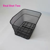 Mountain Bike Rear Rack Basket | Durable Metal Mesh Storage — view 13