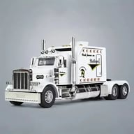 Semi Truck Toys For Boys | Metal Diecast Pull Back Truck With Light & Sound — view 5