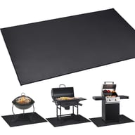 BBQ Grill Mat Flame-retardant Rectangular Protective Pad — view 1