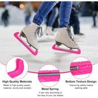 Pink Ice Skate Blade Guard | Universal Protection for Figure & Hockey Skates — view 2