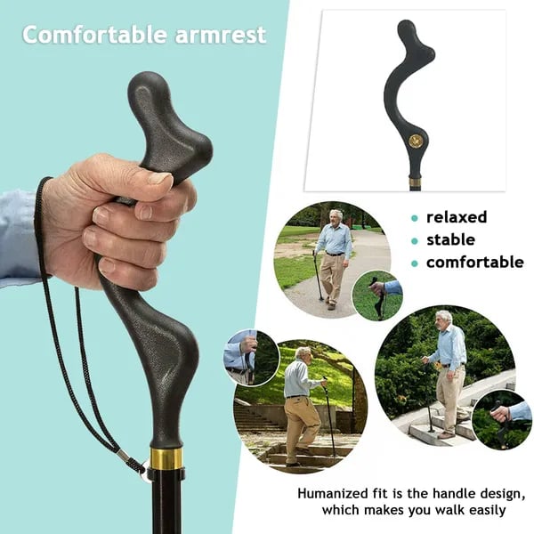 Ergonomic handle close-up showing comfortable grip design for daily use