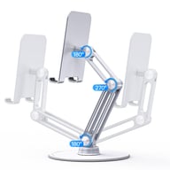 Aluminum Alloy Tablet Stand | Adjustable Desktop Holder for iPad & Phone — view 5