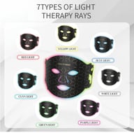 LED Silicone Multicolor Photon Therapy Rejuvenating Facial Mask | Canada — view 6