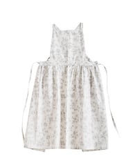 Artistic Floral Cross-Back Bib Apron | Kitchen Work Uniform Canada — view 12