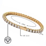 Stainless Steel 316 Tennis Chain with Zircon | Diamond-Look Jewelry — view 10