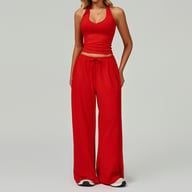 Brushed Yoga Set Quick-Drying Workout Outfit | Home & Kitchen — view 13