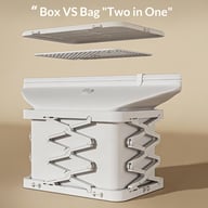 Foldable Plastic Storage Cabinet No Installation | Multi-Layer Organizer — view 7