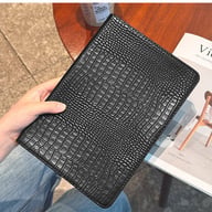 iPad Mini 6 & Pro 11" Crocodile Leather Case | Drop-Resistant Protective Shell — view 3