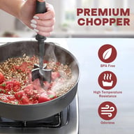 Premium Meat Chopper & Hamburger Grinder | Heat Resistant Home & Kitchen Tool — view 4