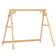 770lbs Heavy Duty A-Frame Porch Swing Stand | Reinforced Wooden Frame — view 7