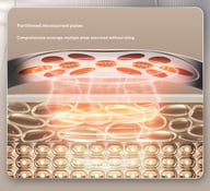 Low-Current Heating Lumbar Massage Device | EMS Waist Belt — view 18