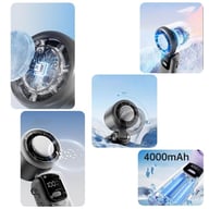 Portable Handheld Cooling Ice Fan | Rechargeable Turbo Personal Fans — view 12
