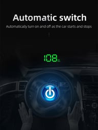 W2 Universal HUD Head-Up Display Car GPS Speedometer | Safe Driving — view 18