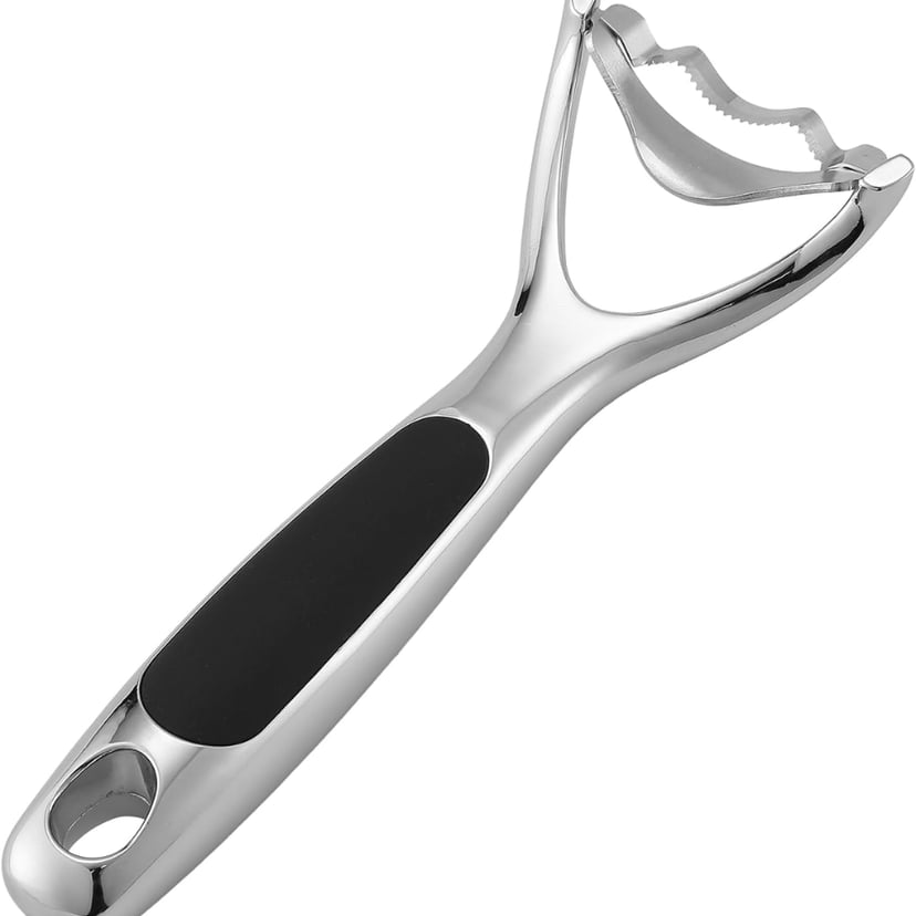 Heavy-Duty Chrome Plated Zinc Corn Peeler | Ergonomic Kernel Stripper