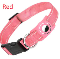 Reflective Dog Leash Collar with AirTag Holder | Anti-Lost Pet Safety — view 2